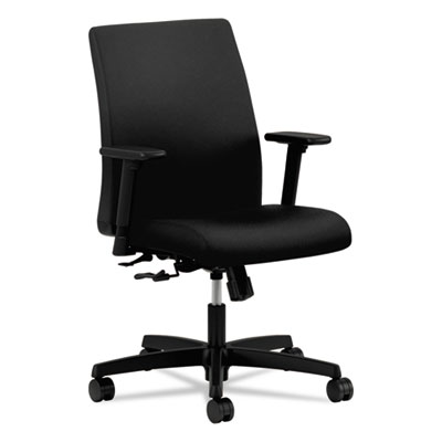 HON Ignition Series Black Fabric Low-Back Task Chair
