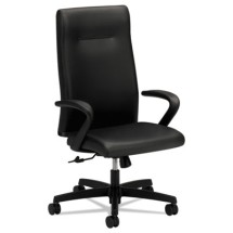 HON Ignition Series Executive High-Back Black Fabric Office Chair
