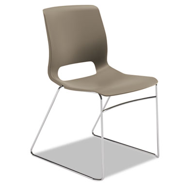 HON Motivate High-Density Shadow Stacking Chair with Chrome Base, 4/Carton