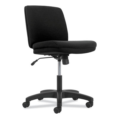 HON Network Black Low-Back Armless Chair