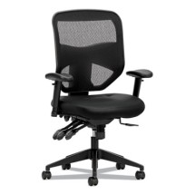 HON Prominent Mesh High-Back Black Leather Task Chair