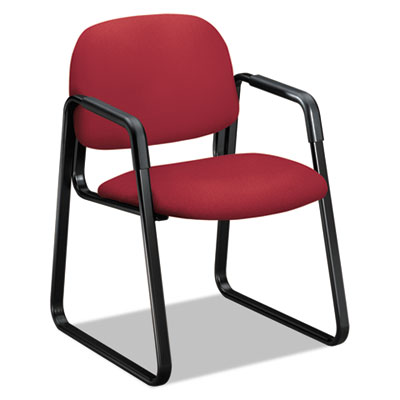 HON Solutions Seating 4000 Series Marsala Sled Base Guest Chair