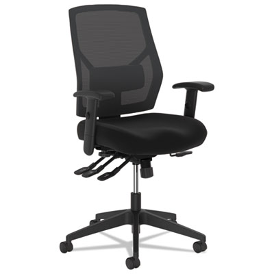 HON VL582 Mesh High-Back Black Fabric Seat Task Chair