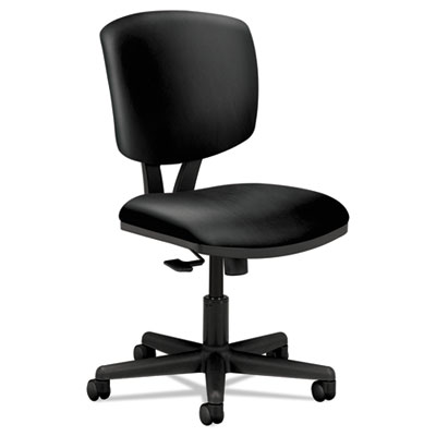 HON Volt Black Leather Synchro-Tilt Task Chair