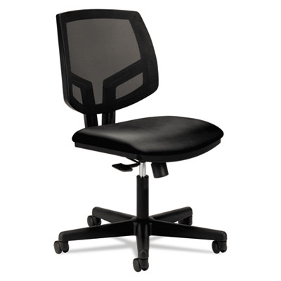 HON Volt Black Mesh Back Leather Task Chair
