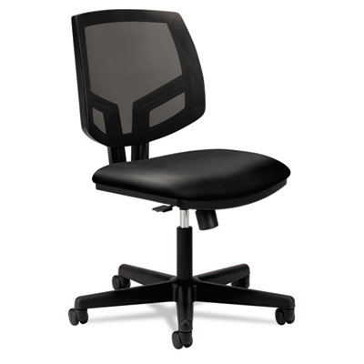 HON Volt Black Mesh Back Synchro-Tilt Leather Task Chair