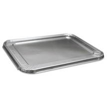 Half Size Aluminum Steam Table Pan Lid, Deep, 100/Carton