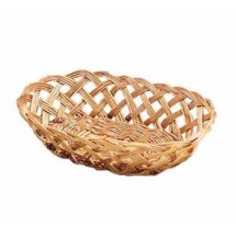 TableCraft 1636 Oval Willow Handwoven Basket 10&quot; x 6-1/2&quot; x 3-1/4&quot;