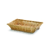 TableCraft 1689 Rectangular Handwoven Willow Woven Basket 14-1/4&quot; x 9-3/4&quot; x 3&quot;
