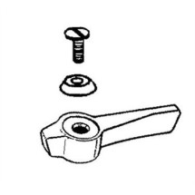 Franklin Machine Products  106-1147 Handle (Kit, Hot/Cold, with Screws )
