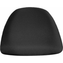 Flash Furniture BH-BLACK-HARD-GG Hard Black Fabric Chiavari Chair Cushion for Crystal/Resin Chiavari Chairs
