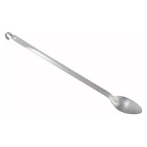 Winco BHKS-21 Heavy Duty Solid Stainless Basting Spoon with Hook 21&quot;