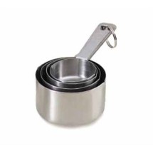 TableCraft 725 Heavy Duty Stainless Steel Measuring Cup Set 1/4, 1/3, 1/2, &#38; 1 Cup