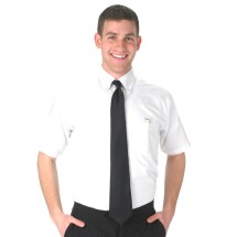 Henry Segal 1411 White Short Sleeve Oxford Shirt for Men