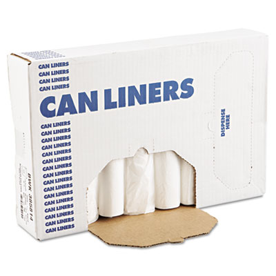 High-Density Can Liners, 60 gal, 11 microns, 38