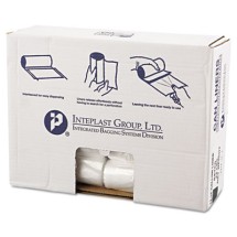 High-Density Commercial Can Liners Value Pack, 16 gal, 7 microns, 24" x 31 ", Clear, 1,000/Carton