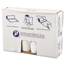 High-Density Commercial Can Liners Value Pack, 45 gal, 11 microns, 40" x 46", Clear, 250/Carton