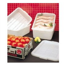 TableCraft DBF55 High Density Polyethylene Food Storage/Freezer Drain Box Set 5&quot;