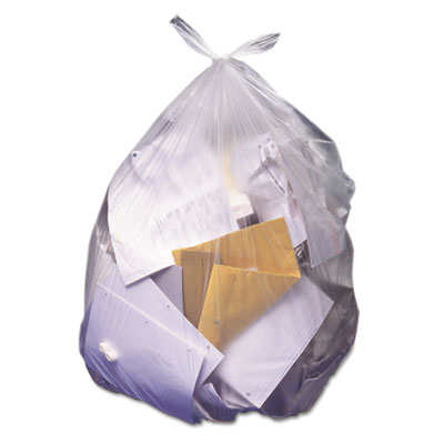 High-Density Waste Can Liners, 45 gal, 14 microns, 40