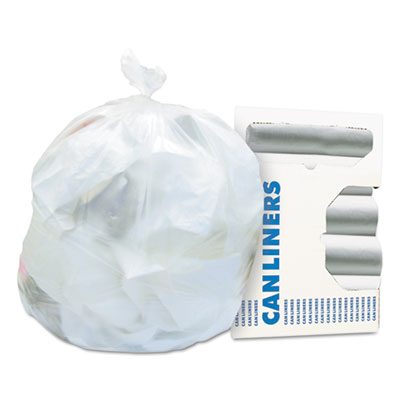 High-Density Waste Can Liners, 56 gal, 16 microns, 43