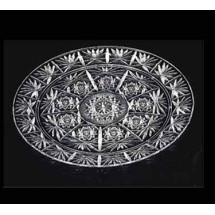 TableCraft 1313C Round Crystalware Serving Tray 13&quot;