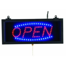Aarco Products OPE02S High Visibility Small LED OPEN Sign, 16-1/8&quot;W x 6-3/4&quot;H