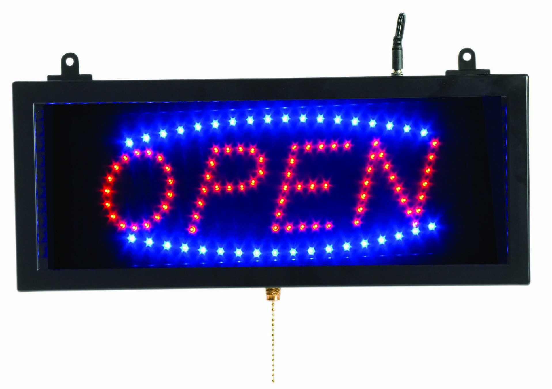Aarco Products OPE02S High Visibility Small LED OPEN Sign, 16-1/8"W x 6-3/4"H