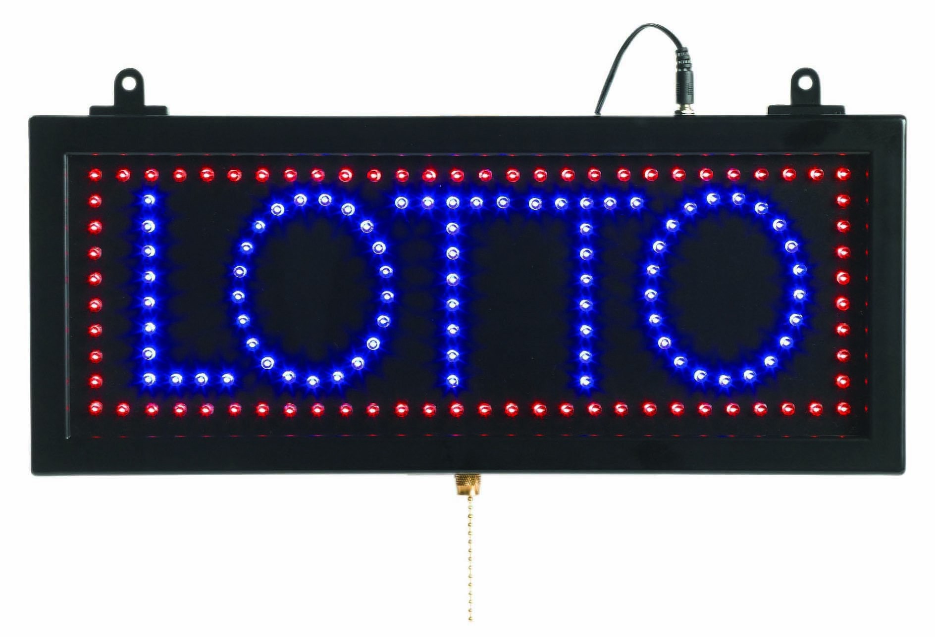 Aarco Products LOT04S High Visibility LED LOTTO Sign, 16-1/8"W x 3/4"H