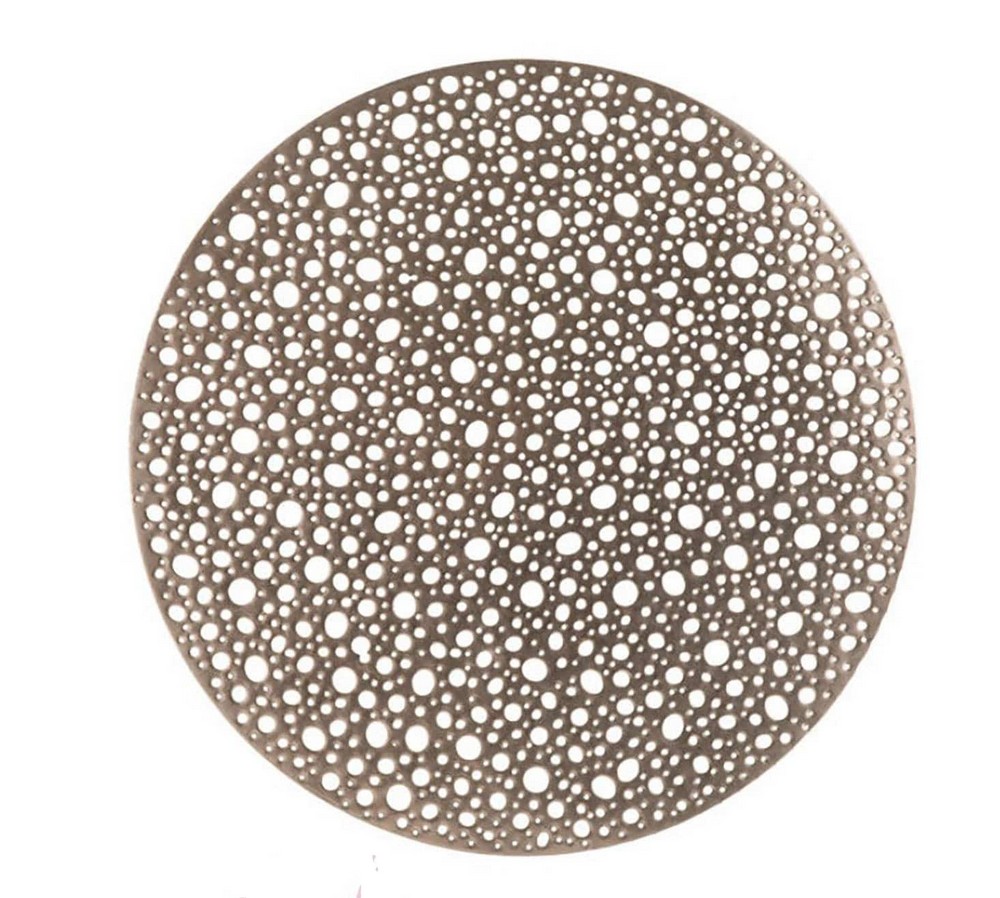 Home Details Round Gold Moon  Laser Cut Placemat 15"
