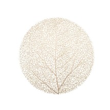 Home Details Round Gold Tree  Laser Cut Placemat 15"