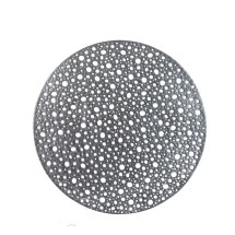 Home Details Round Silver Moon Laser Cut Placemat 15"