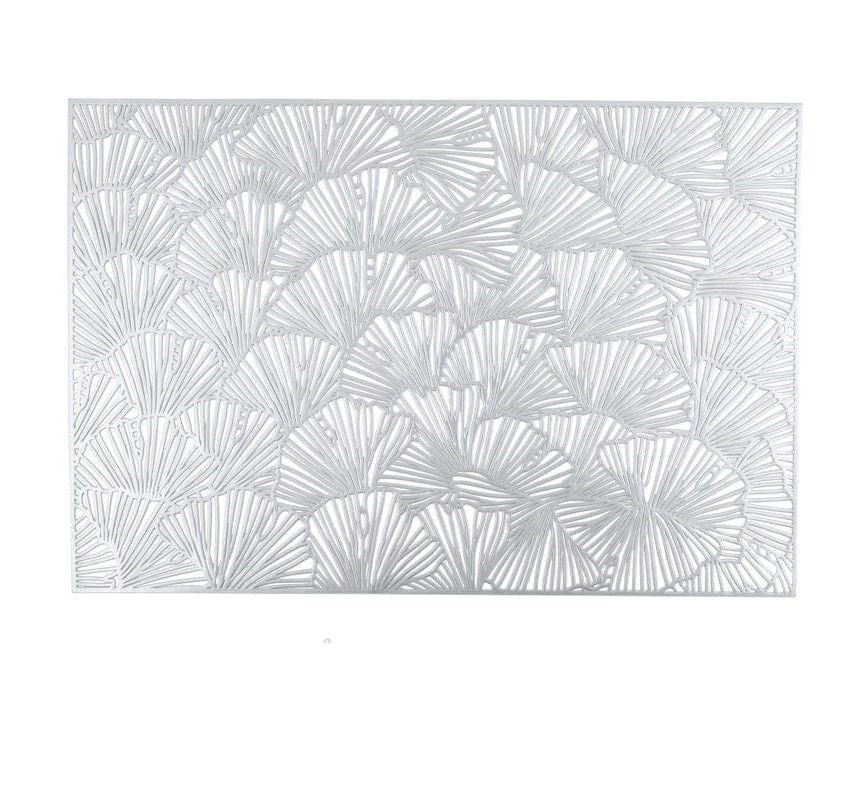 Home Details Silver Shell Laser Cut Placemat