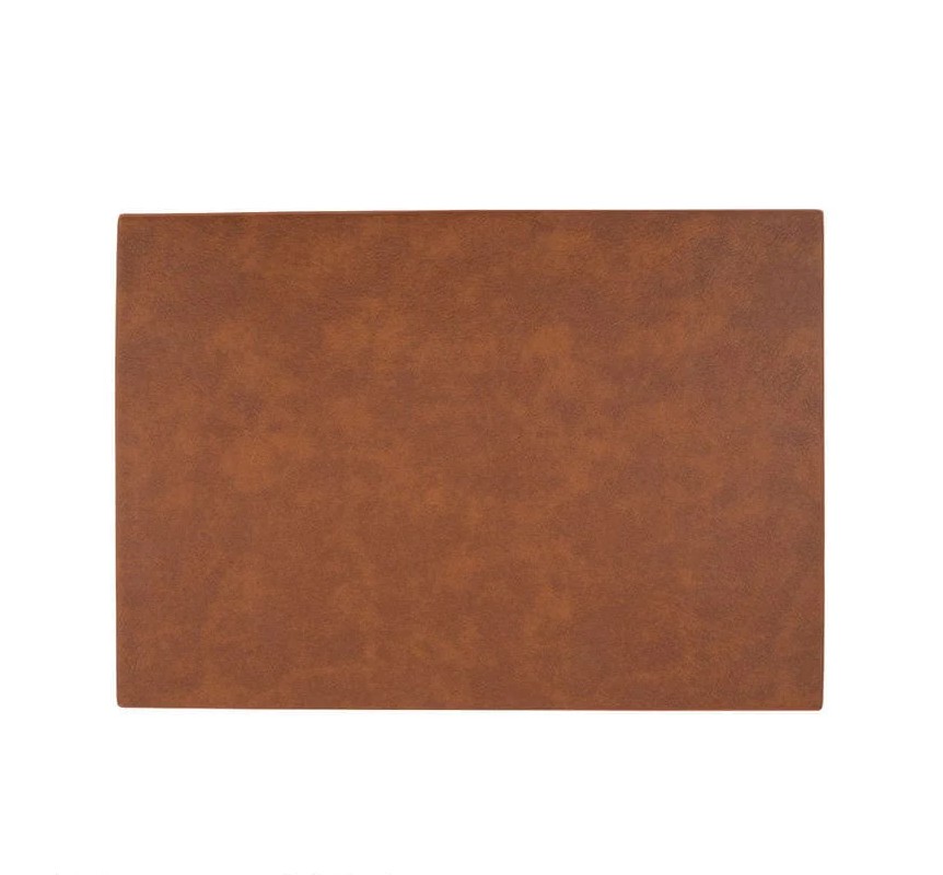 Home Details Tan Faux Leather Double-Sided Placemat