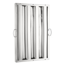 CAC China SRHF-1625 Stainless Steel Hood Filter 16&quot; W x 25&quot; H