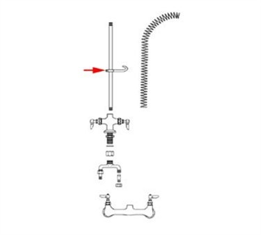 Franklin Machine Products  111-1119 Hook, Finger (with Screw, T&S )