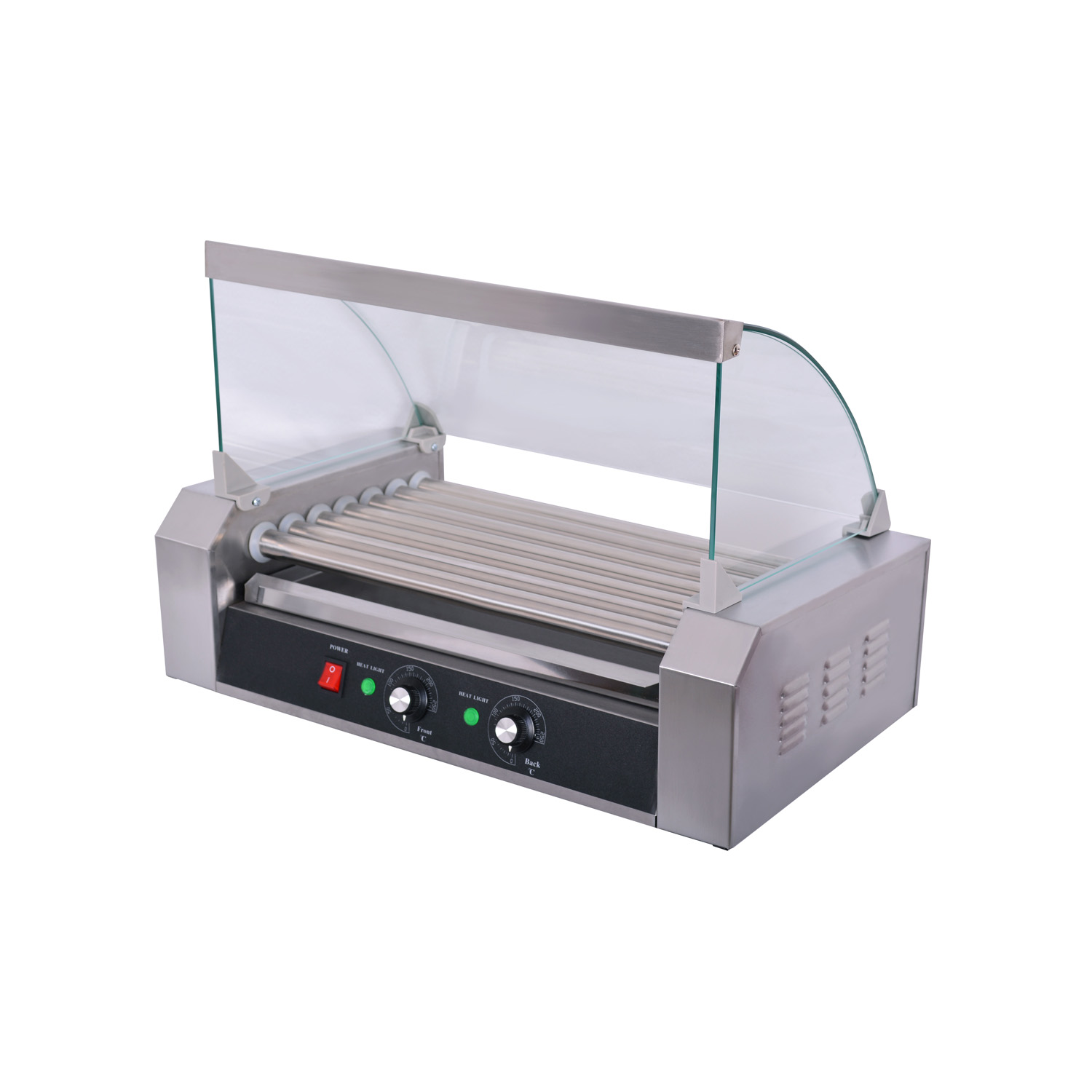 CAC China HDRS-07 7-Roller Hot Dog Roller Grill 110V/900W