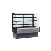Hydra-Kool KBD-CG-80-D Full Service Curved Glass Non-Refrigerated Bakery Display Case 77-1/2"