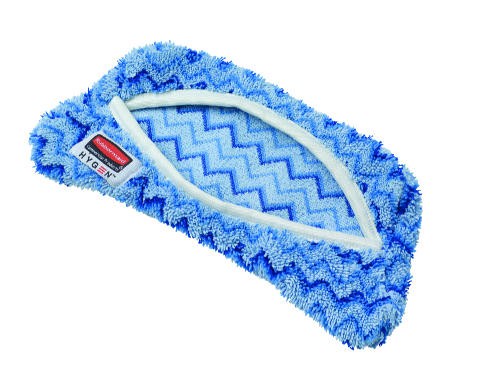 HYGEN Flexi Frame Microfiber Damp Mop Covers, Blue, 8" x 8