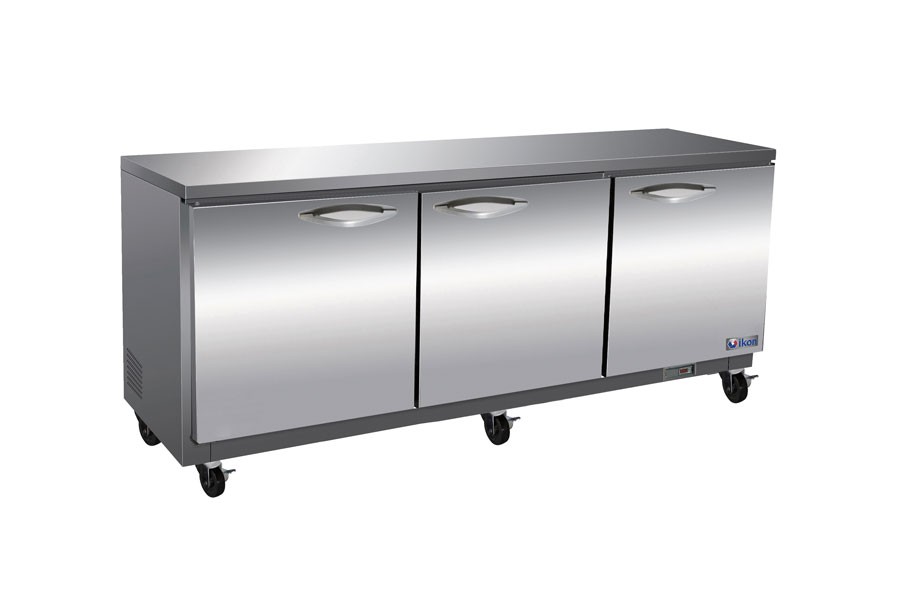 IUC72F Three Door Undercounter Freezer 72"
