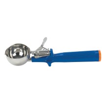 Winco ICOP-16 Ice Cream Disher with One Piece Blue Handle, Size 16