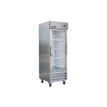 Ikon IB27FG 26-8/10" Glass Door Reach-In Bottom Mount Freezer 19 cu ft.