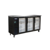 Ikon IBB73-3G-24 Three Swing Glass Doors Back Bar Refrigerator 73&quot;