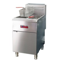 Ikon IGF-40/40 LP Split Tank Gas Floor Fryer 40 Lb. Capacity