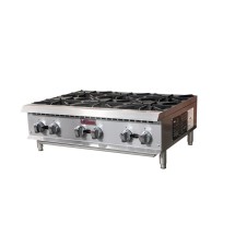 Ikon IHP-6-36 Countertop 6-Burner Gas Hotplate 36-1/2&quot;W