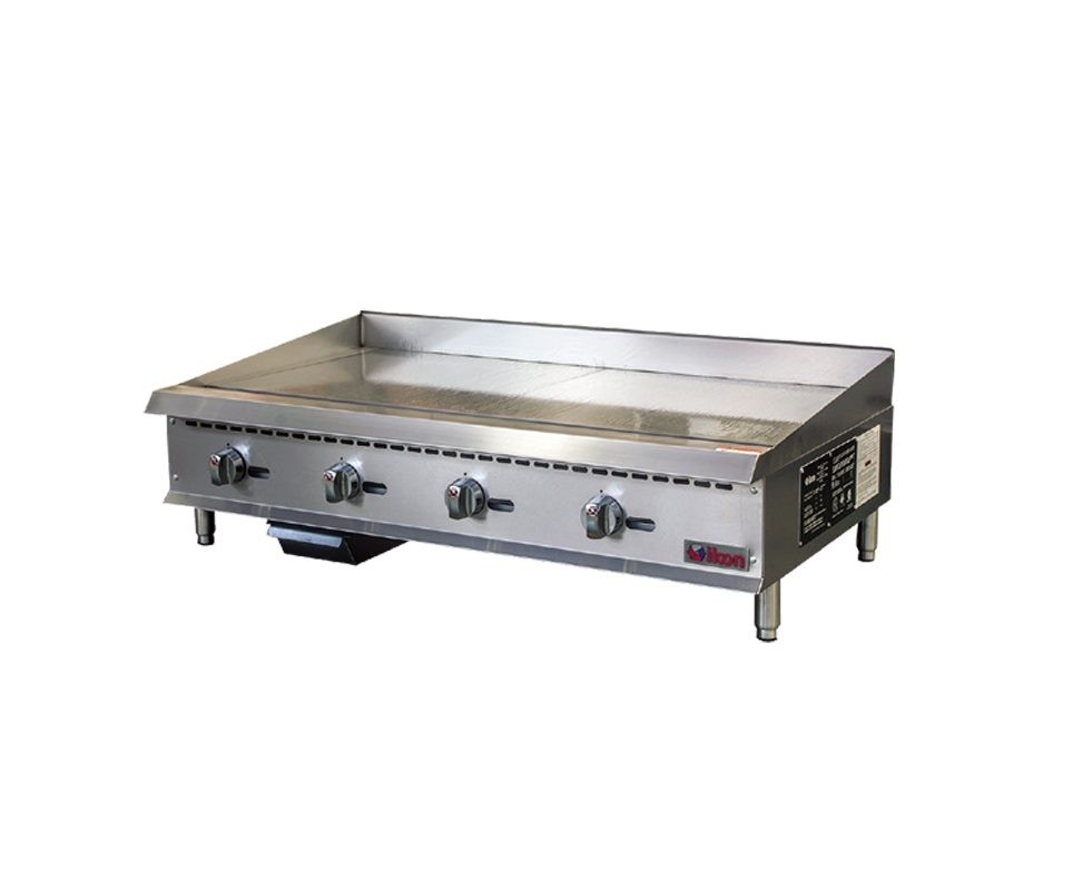 Ikon IMG-48 Countertop Gas Griddle with Manual Controls 48"