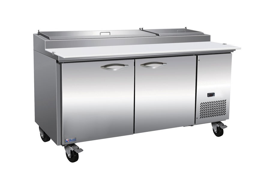 Ikon IPP71 Two Section Refrigerated Pizza Prep Table 71"