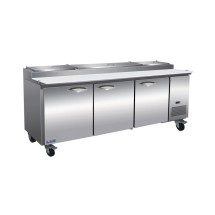 Ikon IPP94 Three Section Refrigerated Pizza Prep Table 94&quot;
