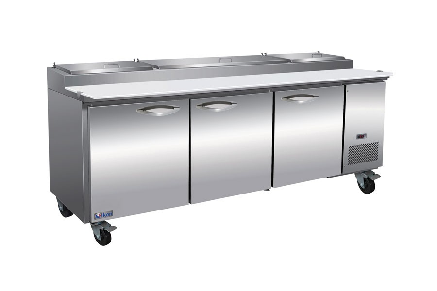 Ikon IPP94 Three Section Refrigerated Pizza Prep Table 94"