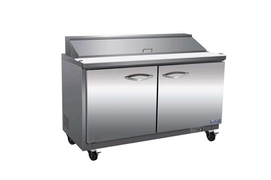 Ikon ISP48 Two Door Refrigerated Sandwich / Salad Prep Table 48"