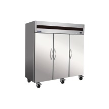 Ikon IT82F-DV Three Door Reach-In Top Mount Freezer 81"